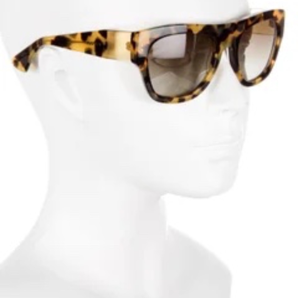 Miu Miu Tortoiseshell Sunglasses With Squared Fra… - image 3
